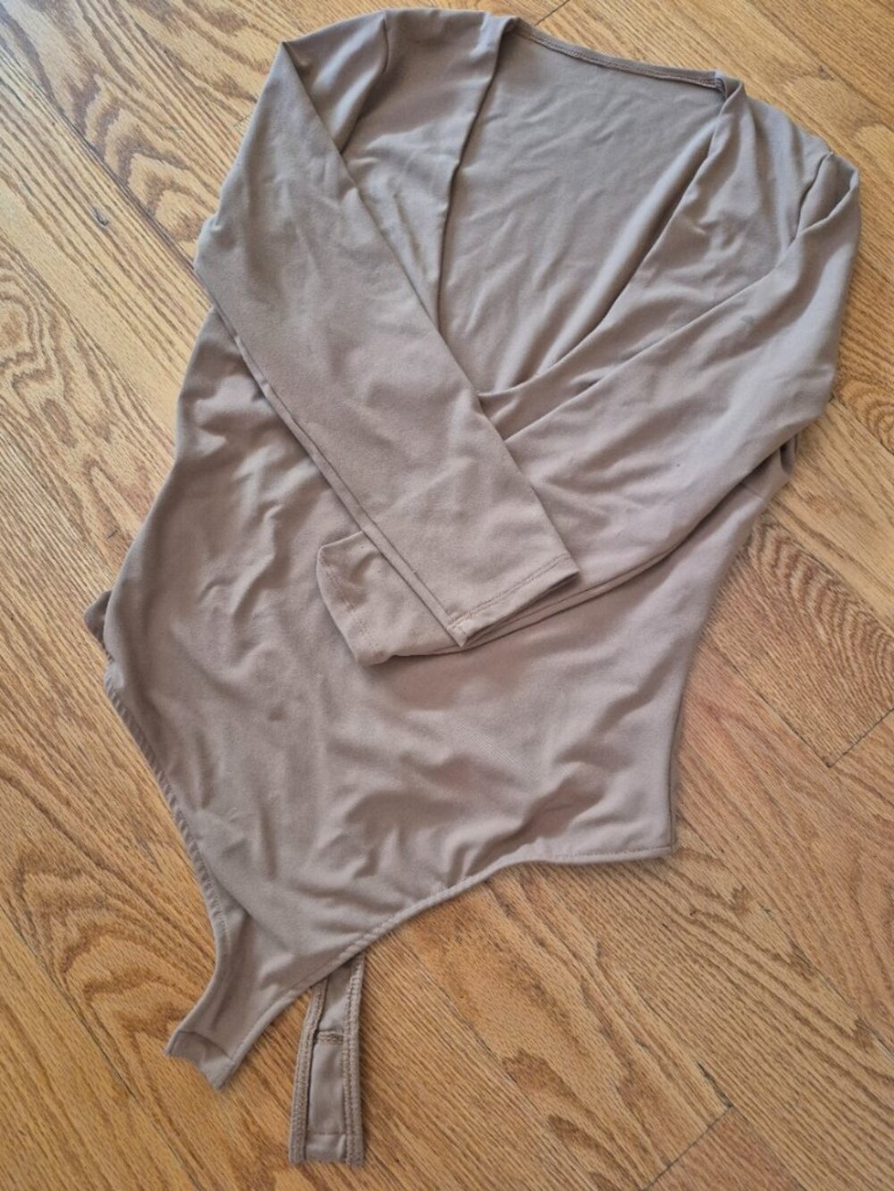 WOMEN TAN BODYSUIT LARGE